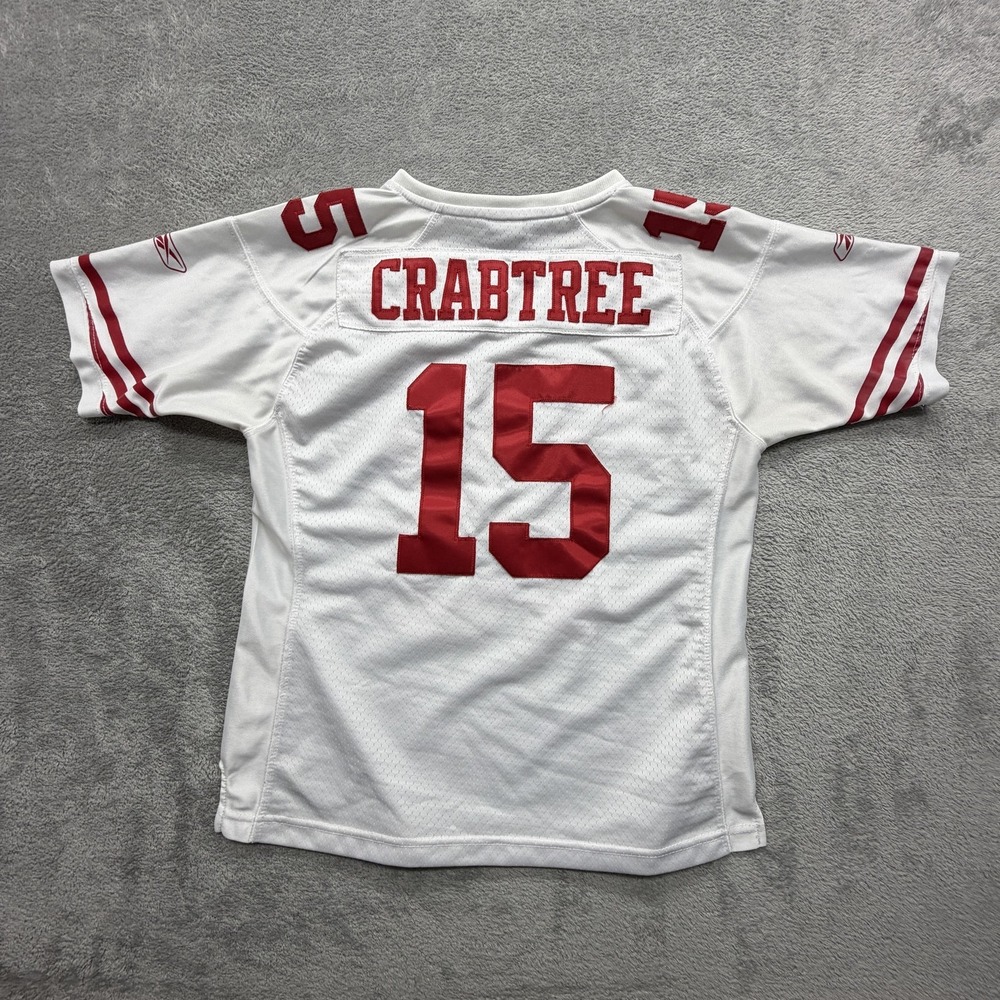 San Francisco 49ers Jersey Womens Medium NFL Football Michael Crabtree 15 Reebok